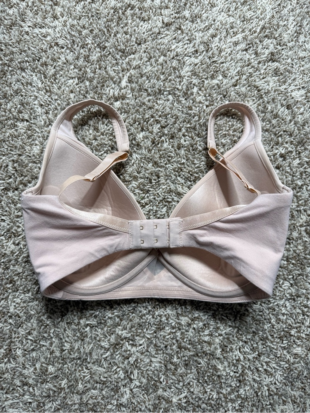 ThirdLove 24/7 Cotton Plunge Bra Nude - Picture 3 of 3